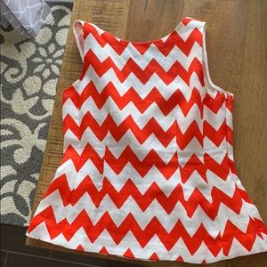 Bright Kate Spade linen top, perfect for evening.